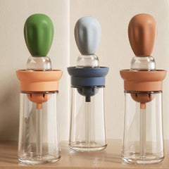 Multi-function Oil Dispenser with Silicone Brush f